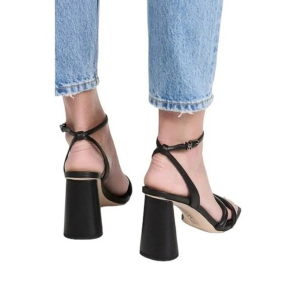 Sam Edelman Leather Kia Strappy Sandal Black Size 10 NWT - Picture 4 of 16